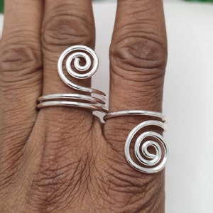 Buddy Splint Ring, Two finger Buddy ring, Sterling Silver, Rheumatoid Arthritis Buddy Splint, RA Two finger Ring Splint, Silver Splint Ring