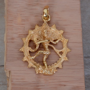 Nataraja Nataraj the dance of lord Shiva Mahadev Mahadeva deity harmony of life Hindu amulet pendant rope necklace nice lucky blessing gift
