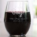 Etched 9 Oz Stemless Wine Glasses Birthday Favor Gift Engraved Birthday ...