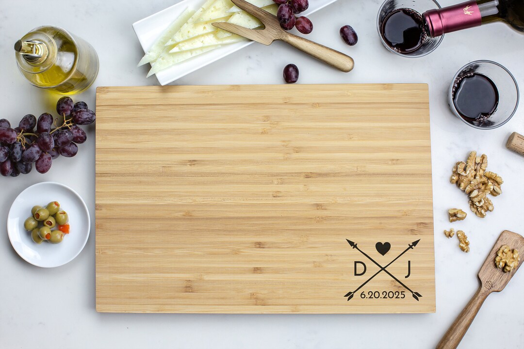 Personalized Cutting Board Personalized Gifts Etched Cutting Board