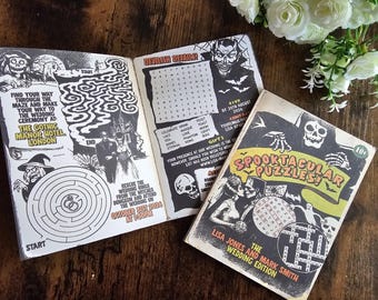 Personalised Spooky Puzzle Themed Wedding Invitation with Guest information, RSVP, Save the Date