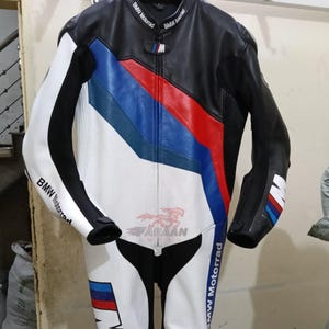 BMW Motorrad Inspired Custom Leather Racing Suit | Premium Track Day Gear | Personalized Biker Suit