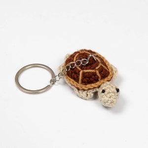 Handmade Turtle Crochet Keychain, Amigurumi Turtle, Cute Gift