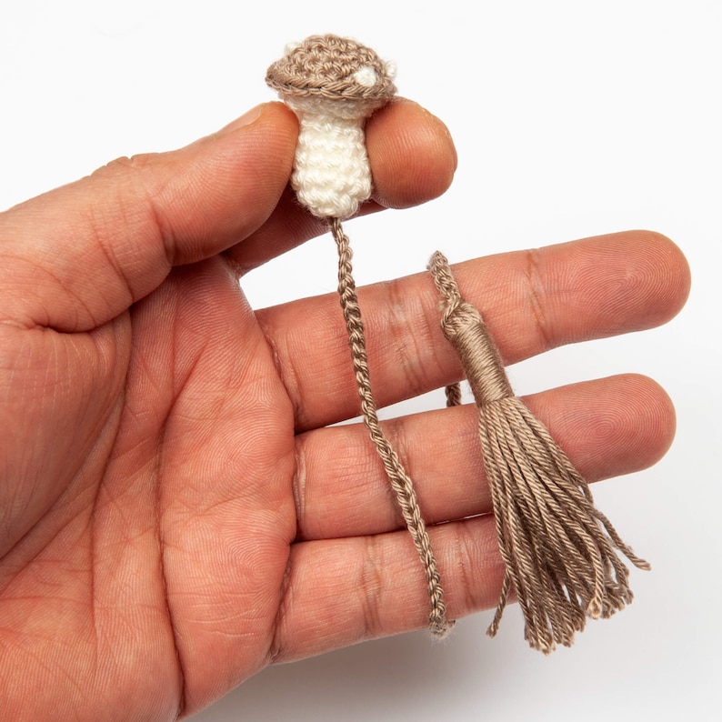 Mushroom Bookmark Cottagecore Crochet Bookmark Gifts for Etsy