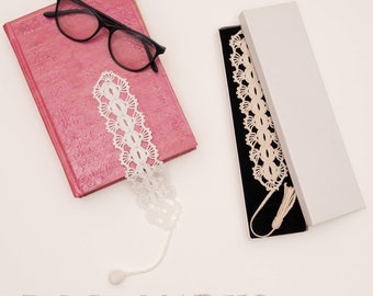 Canoe and Oar Figured Crochet Bookmark, Handmade, Bookmark For Birthday Gifts, Handicraft