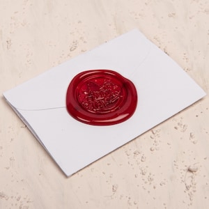 Biglietto con messaggio con sigillo in ceralacca per idee regalo, componente aggiuntivo del prodotto per i tuoi ordini, biglietti di San Valentino, biglietti di anniversario
