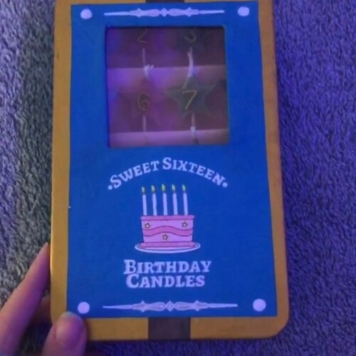 Star Candle 16 Wishes Inspired One Large Pink Sparkly Candle Etsy UK