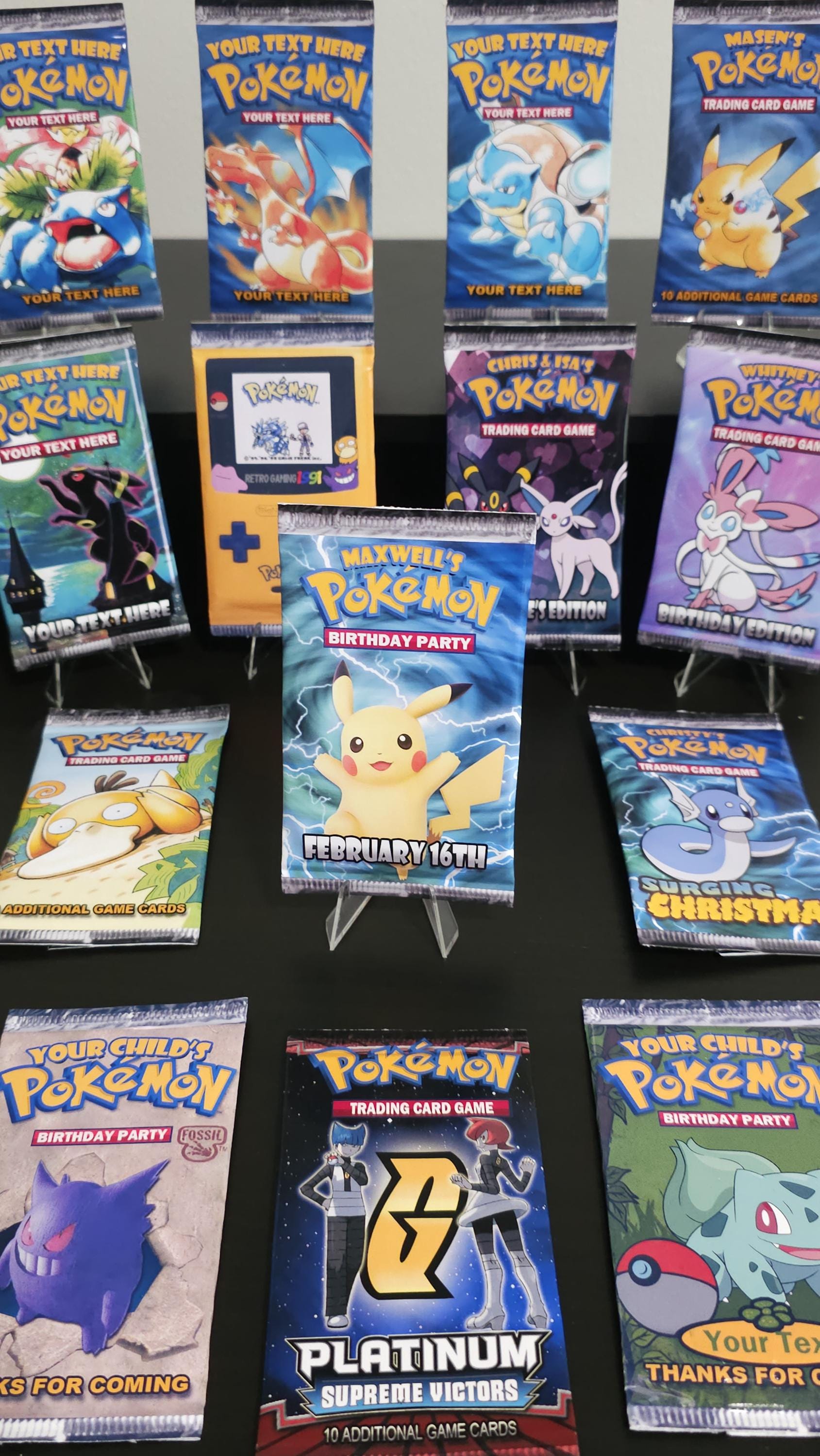 Custom Pokemon Card Pack Custom Pokemon Card Pack