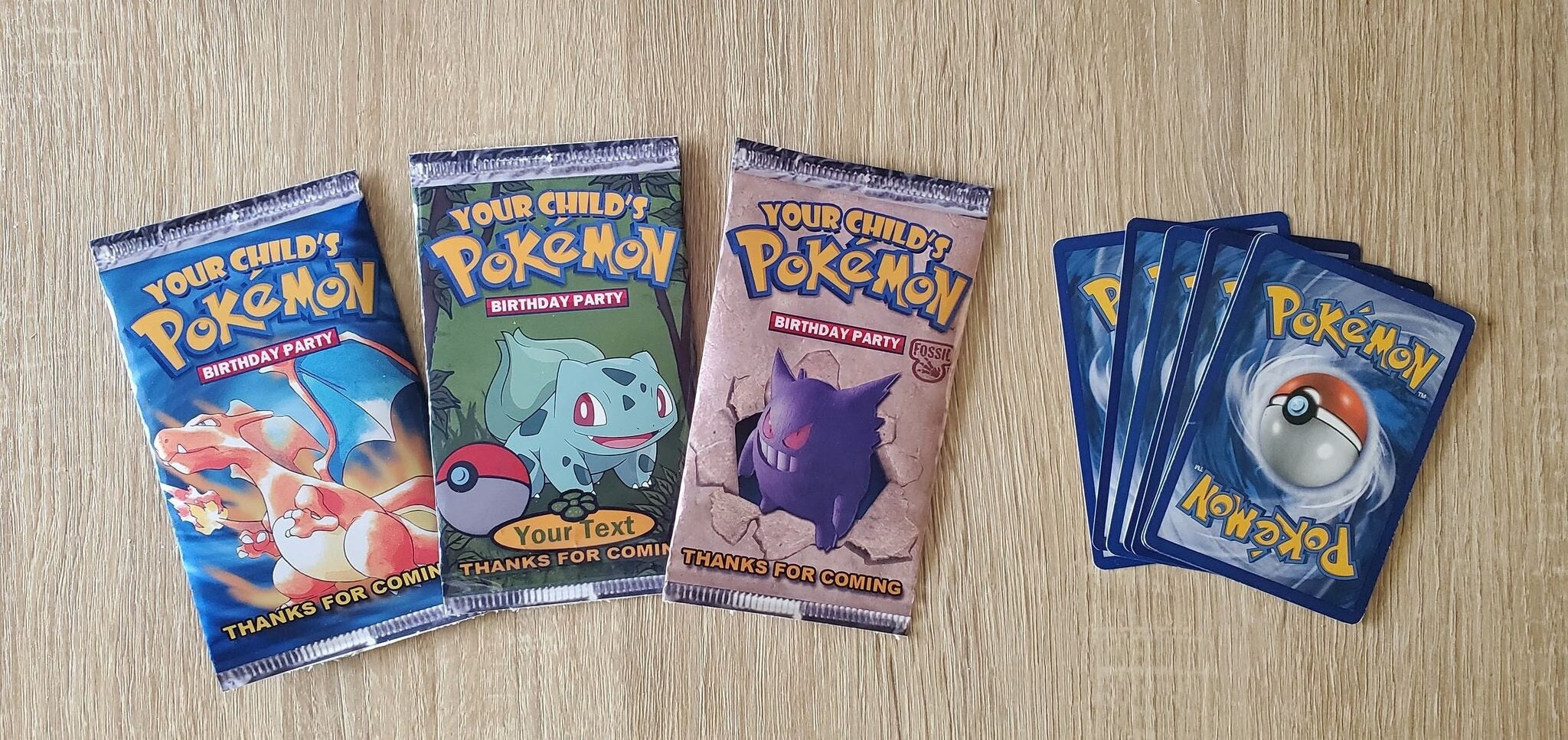 Custom Pokemon Card Pack