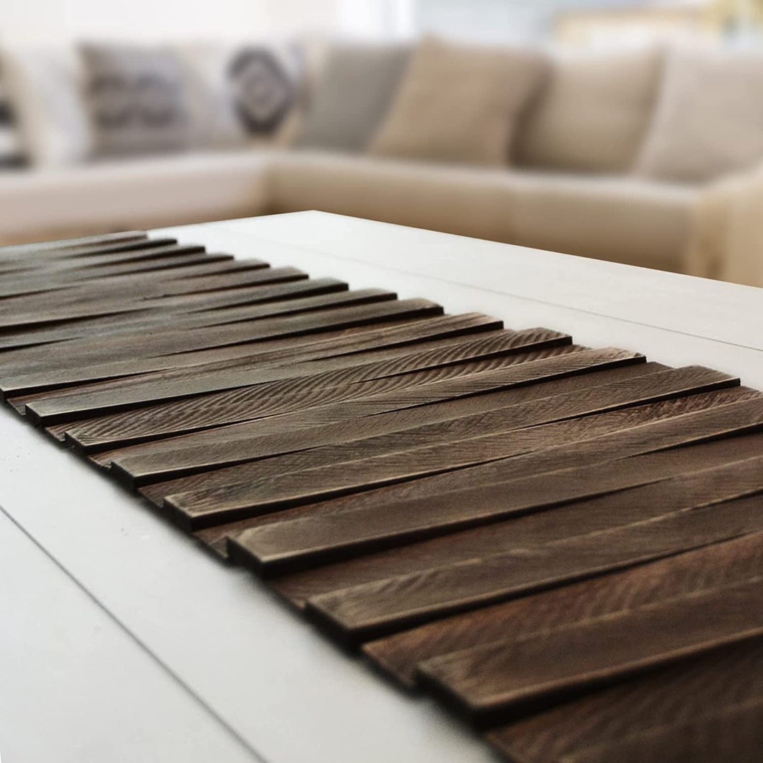 Wooden Table Runner50 X 12 Inchesnatural Wood Table Etsy