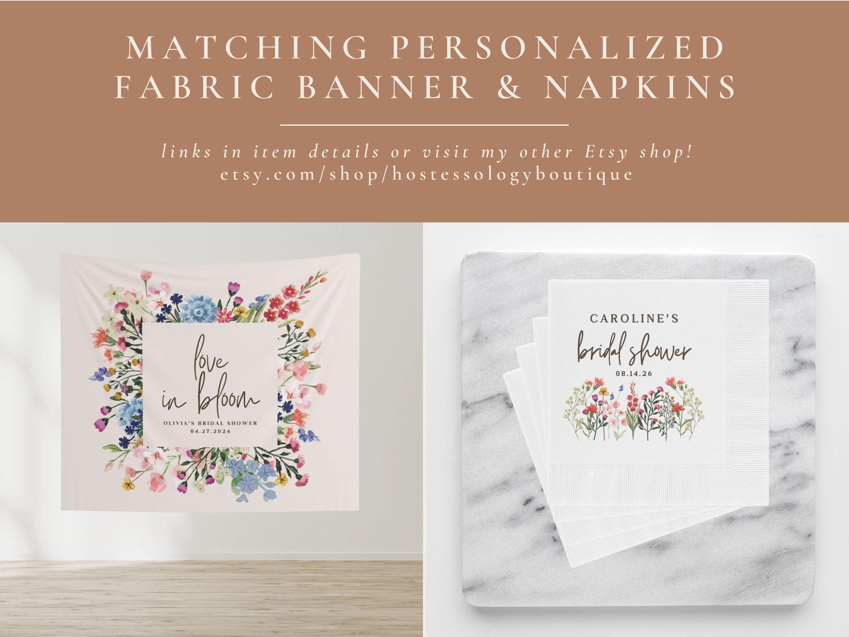 ワイルドフラワーのブライダルシャワーセットテンプレート、編集可能な花の招待状サインとゲーム、印刷可能な花のウェディングシャワー装飾アイデア、BS33  - Etsy 日本, image size:2700x2025