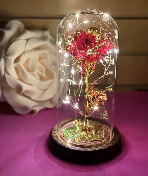 Bouquet de fleurs en cristal Lumineux - Ma Belle Veilleuse