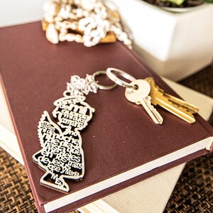 12 Glitter Silver Angel Halo Girl Baptism Wood Keychain Laser Wood Cut Cutout Favor Recuerdo De Bautizo Angel Comunión Party Favors Keepsake