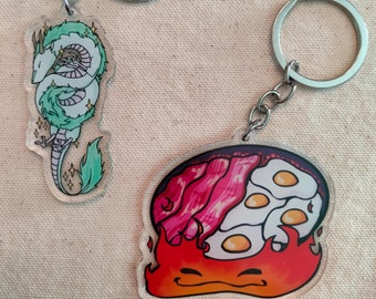 Ghibli themed keychains