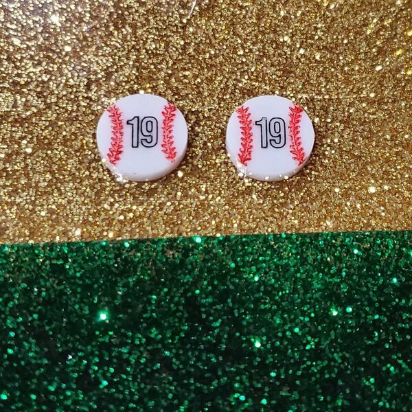 Baseball Earrings Etsy