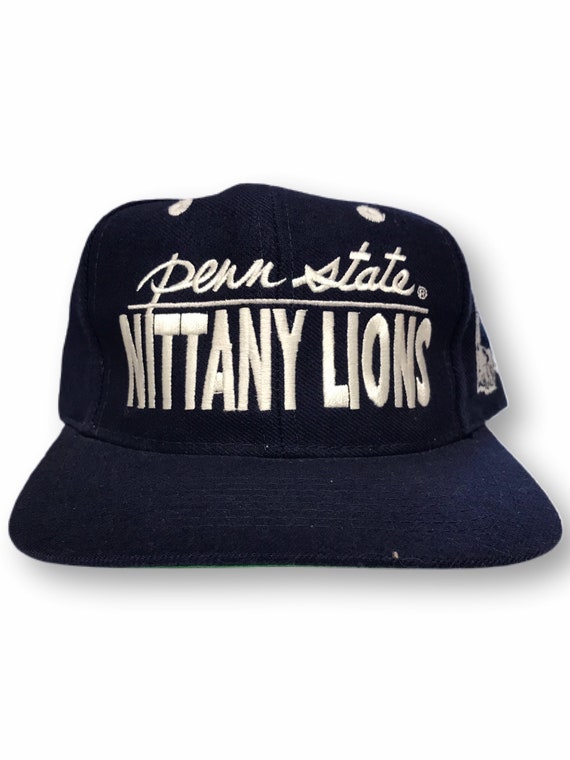 Penn State Script Logo Snapback Hat - Etsy