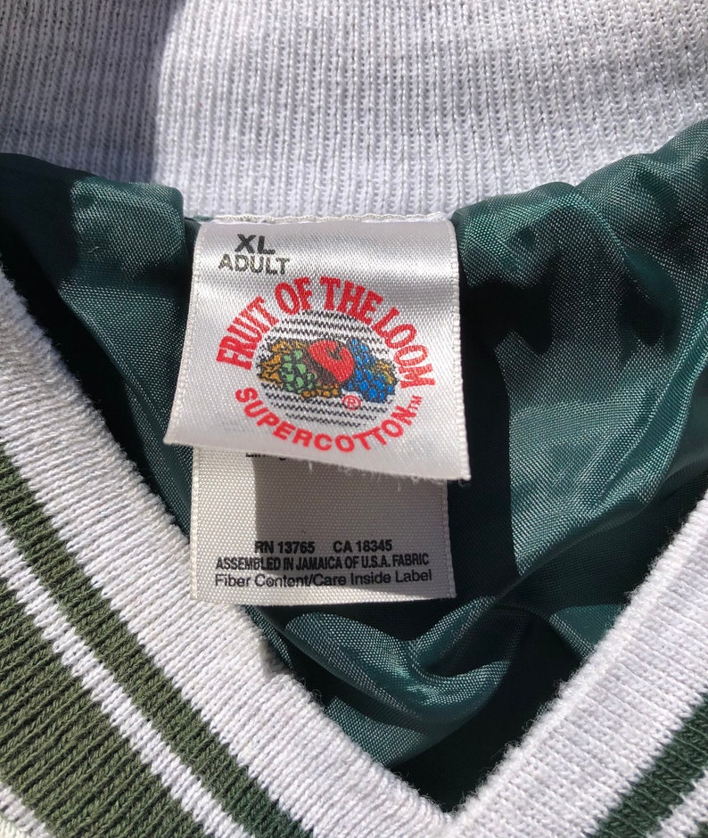 Vintage 90s Northern Arizona Academy Graphic Button Up Varsity Jacket Sweatshirt Size Large/XL image 3