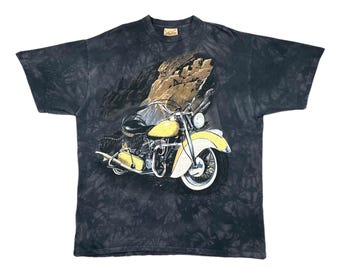 Vintage 2002 The Mountain Coors Brewing Motorcycle/Biker T-Shirt (XL)