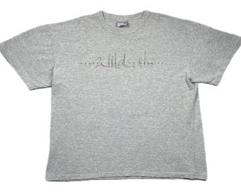 Vintage 90s Kansas State University Wildcats Textured T-Shirt (Large/XL)