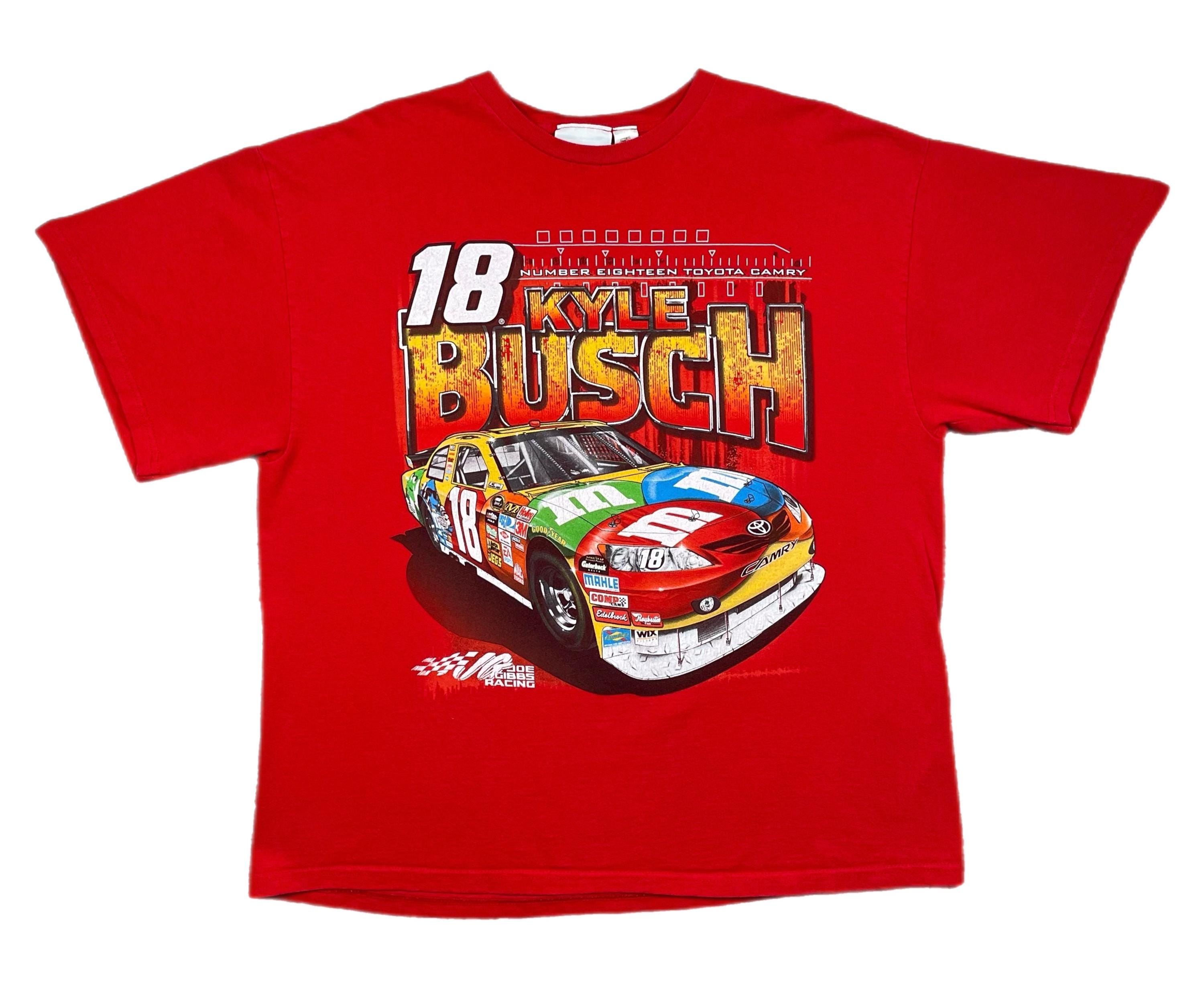 入手困難】Kyle Busch MNM NASCARレーシングTシャツ VINTAGE All Over 