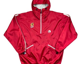 Vintage 90s Helly Hanson Amstel Light Quarter Zip Anorak Ski Jacket (XL/XXL)