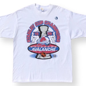 Colorado Avalanche '96 Vintage NHL T-Shirt Size XL, Logo 7
