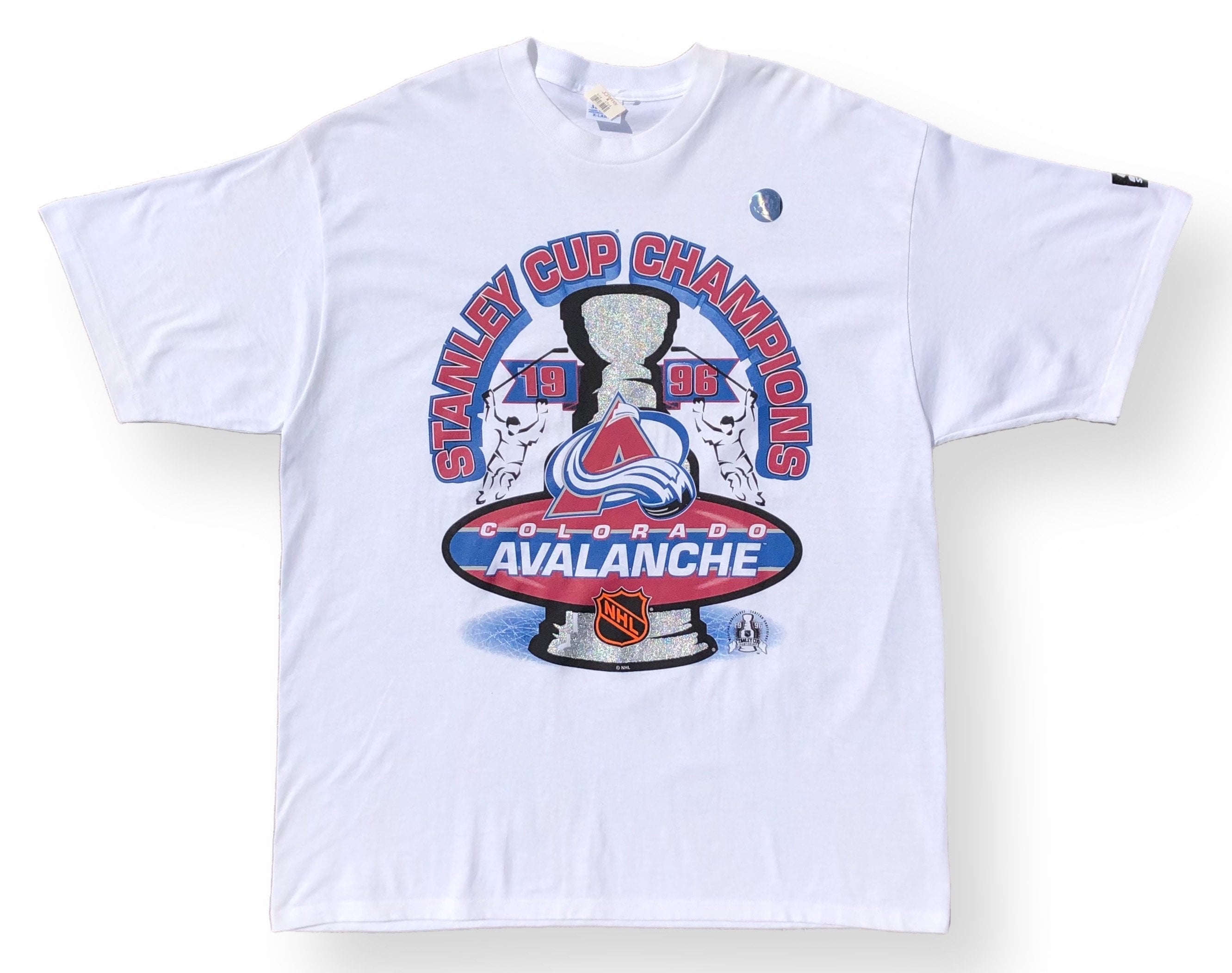90s Colorado Avalanche 1996 Stanley Cup Hockey t-shirt Large - The