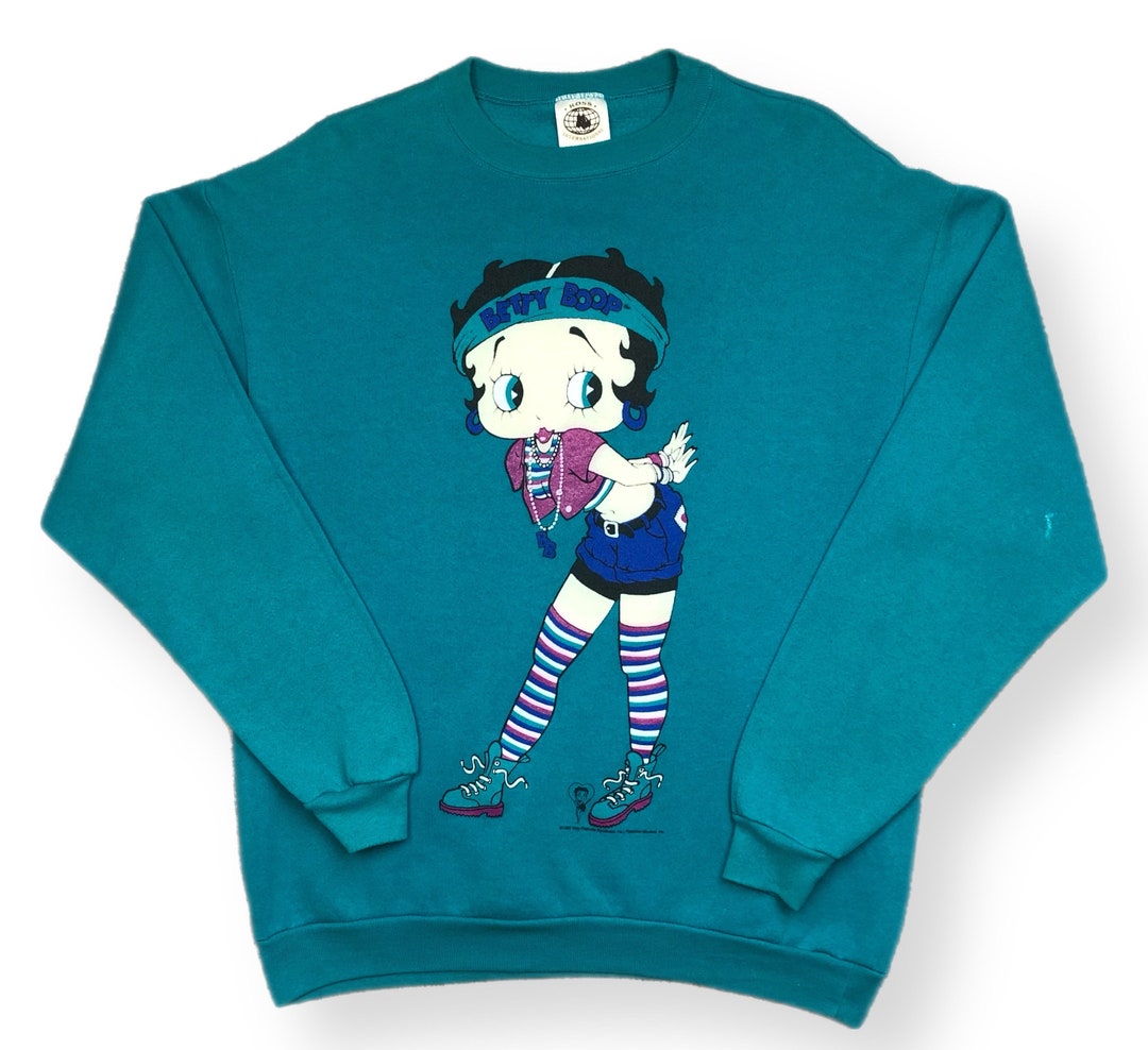 90'S Jerzees BETTY BOOP character sweatshirt, made in USA, women's size L /eaa522482