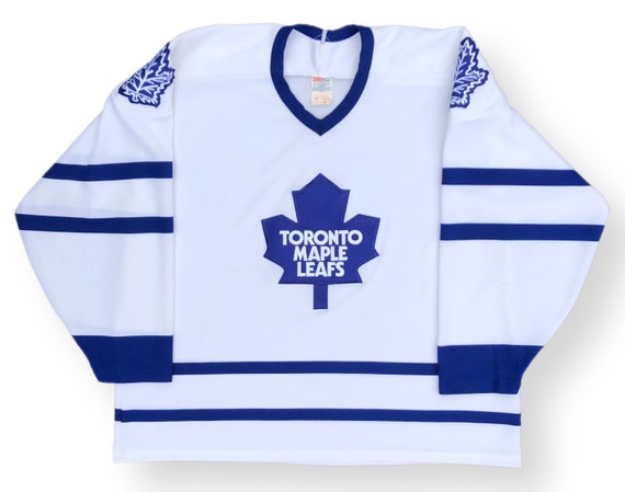 CCM Toronto Maple Leafs White & Blue NHL Hockey Jersey Size XXL Mint!