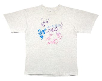 Vintage 90s Bumbershoot Festival 1993 Comic Style T-shirt Double