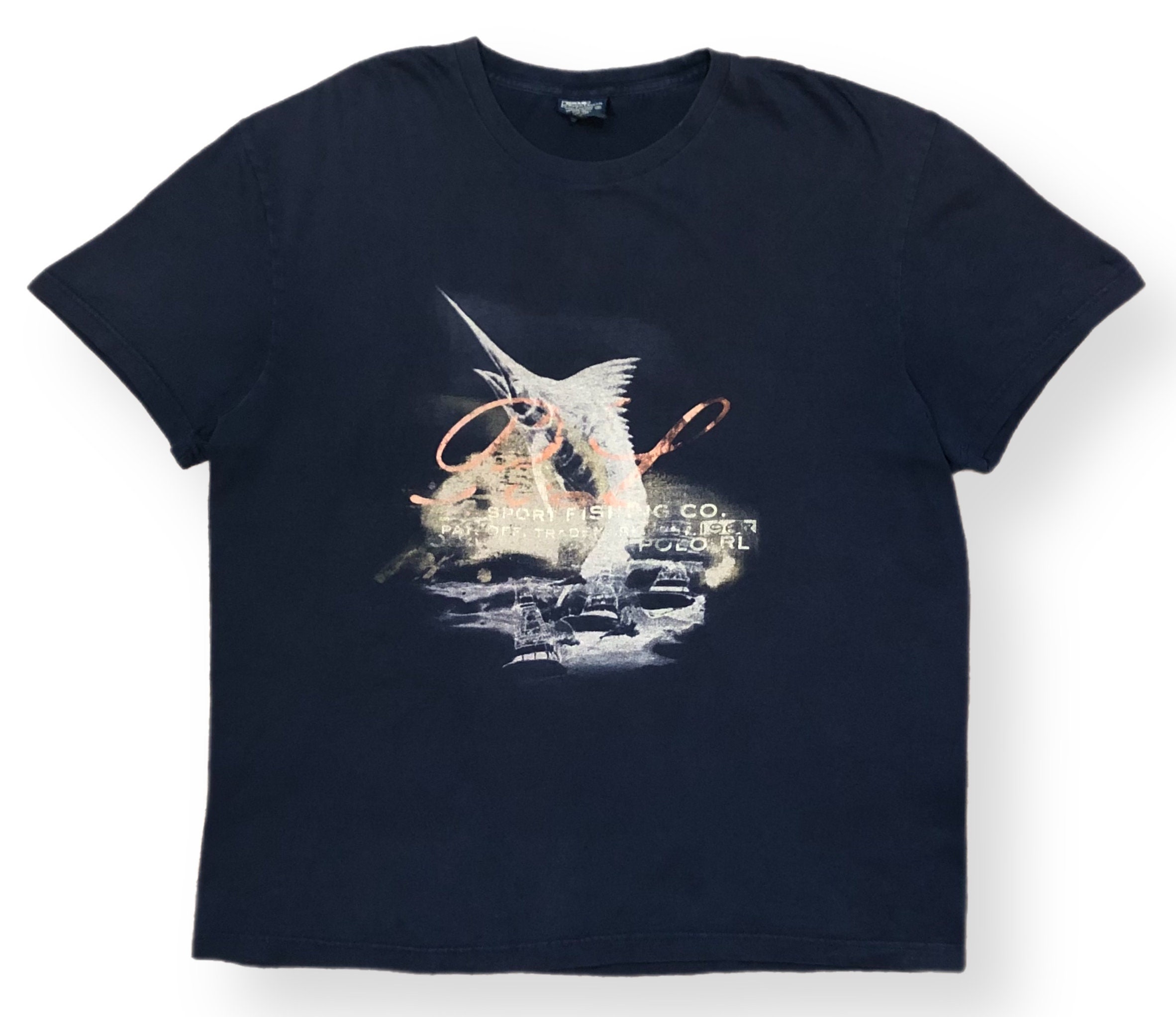 Vintage 90s Polo by Ralph Lauren Sport Fishing Co Marlin