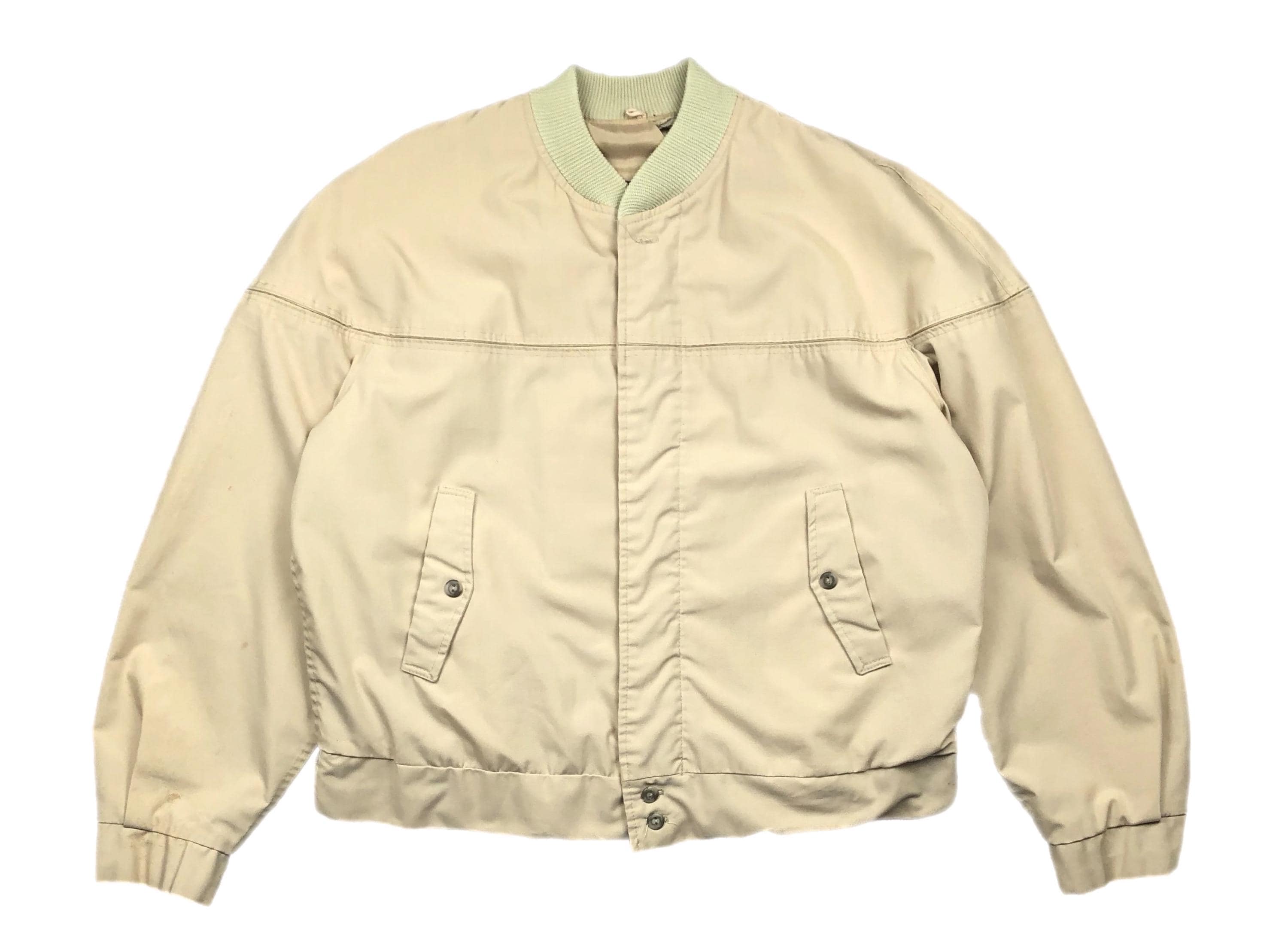 Vintage 60s Montgomery Ward Khaki Bomber Jacket (large) - Etsy