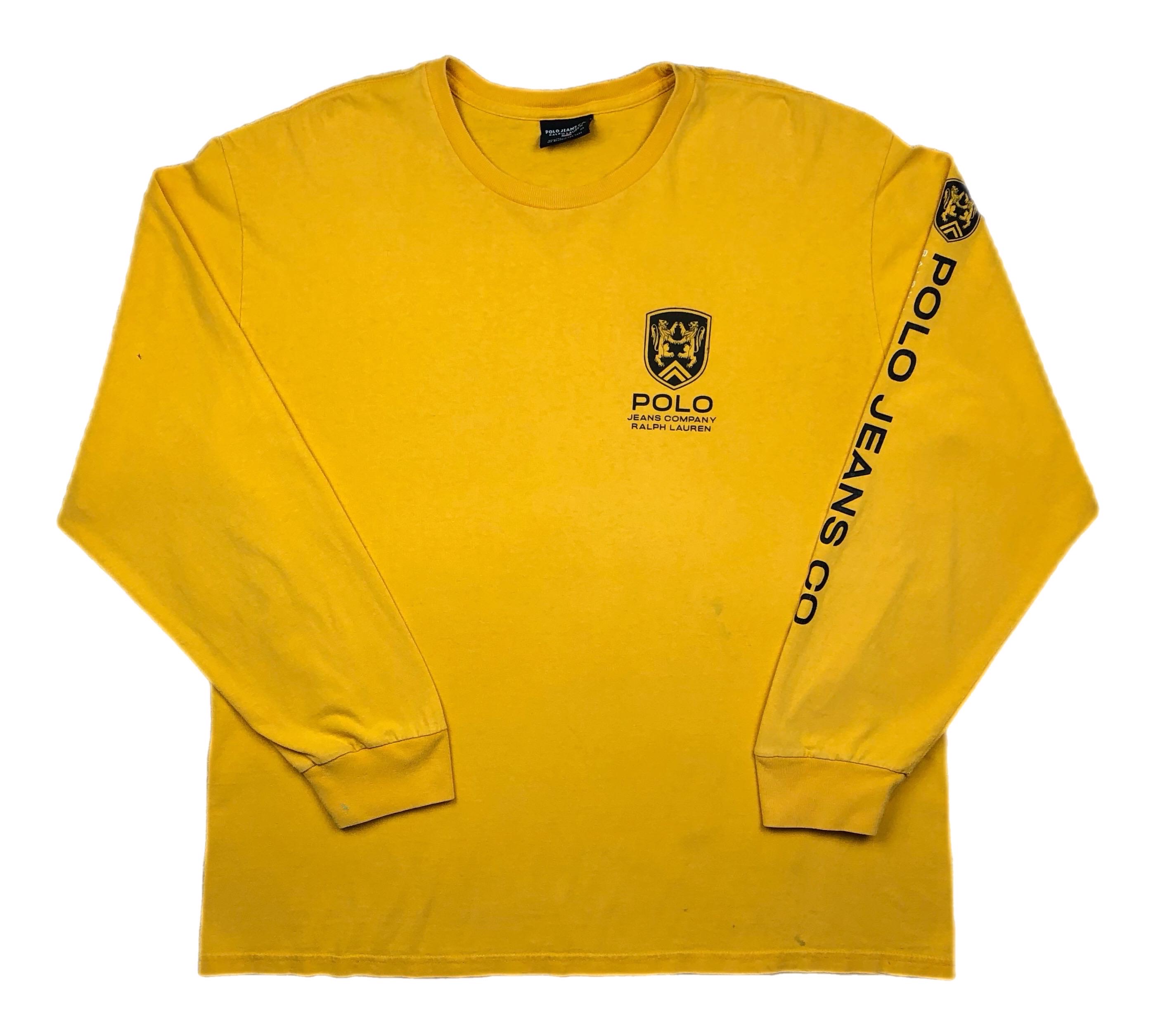 Vintage 90s Polo Jeans Ralph Lauren Long Sleeve T-shirt (XL)