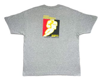 Vintage 2002 ESPN Fantasy Football League Champion Promo T-Shirt (XL)