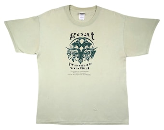 Vintage Goat Vodka Palisade Colorado Distillery Graphic T-Shirt (Large)