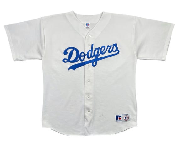 Vintage 90s Russell Athletic Los Angeles Dodgers Embroidered MLB