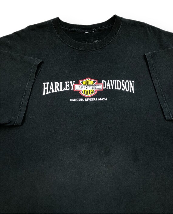 Vintage 00s Harley Davidson Cancun Riviera Maya M… - image 2