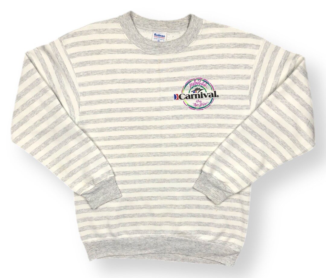 フランス製 vintage sweat 80-90's Vintage 80s/90s Carnival Cruises Jubilee “the Fun Ship