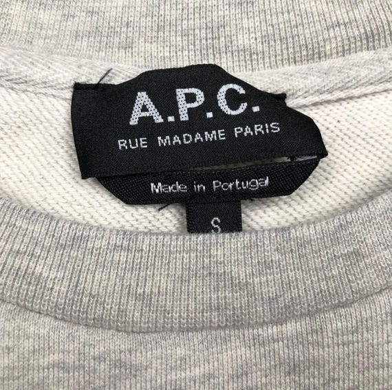 APC Michel Logo-Print Mélange Loopback Cotton Jer… - image 4
