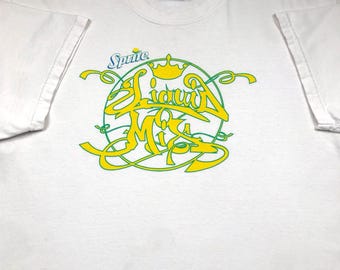Vintage 2002 Sprite Liquid Mix Tour Hip Hop Graphic T-shirt (large