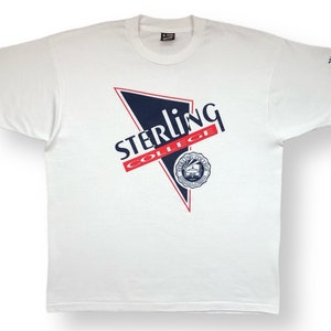 Vintage 90s Sterling College Kansas 70s Decade Reunion Collegiate Graphic T-Shirt Size XL
