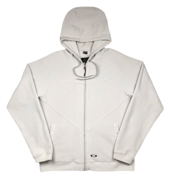 Vintage 90s/y2k Oakley Software Beige/off White Full Zip