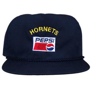 Vintage 90s Pepsi “Hornets” Embroidered Promotional SnapBack Hat Cap
