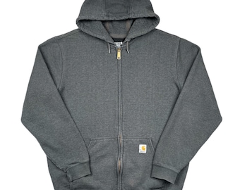 Vintage 1990s Carhartt Zip up Insulated Hoodie Made in USA - Etsy