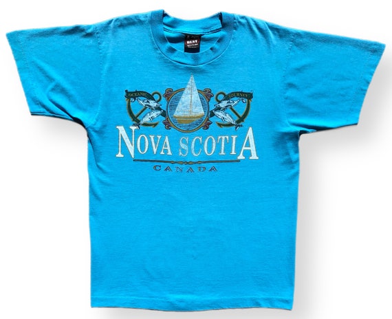 Vintage 80s/90s Nova Scotia Canada Faded “Oceanic… - image 1