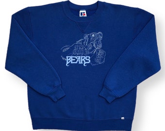 Vintage 90s Russell Athletic “Bears” Embroidered Made in USA Crewneck Sweatshirt Pullover Size Large
