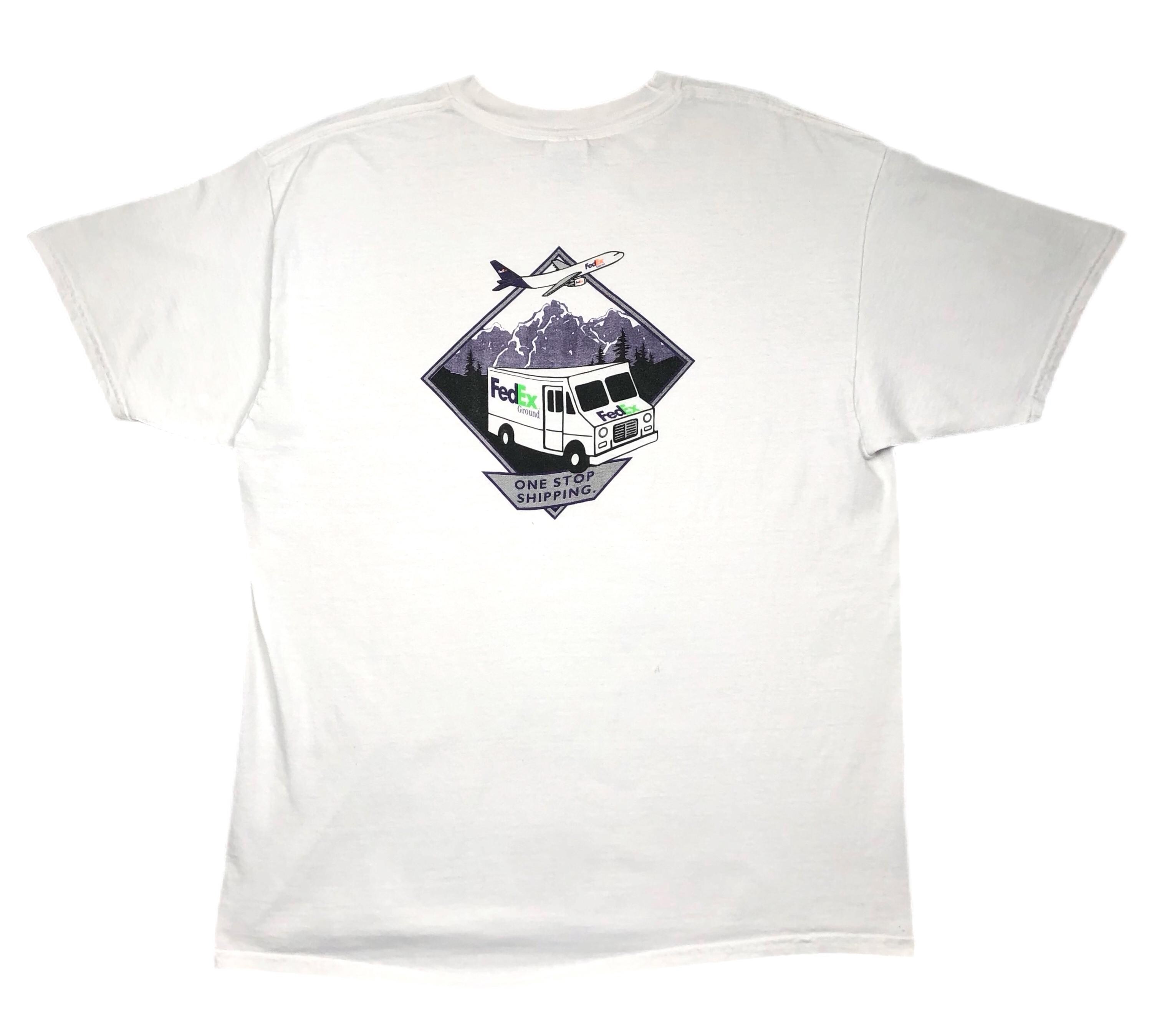 トップス 90s FedEx faded vintage T-shirt 90s FedEx faded vintage T-shirt