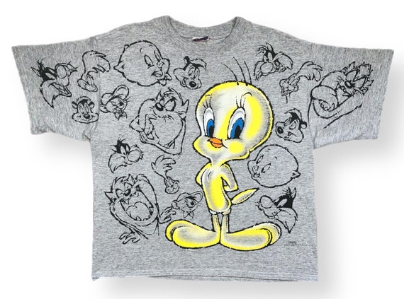 Vintage 1996 Looney Tunes Tweety Bird & Friends A… - image 1