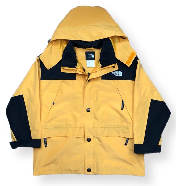 Vintage 90s the North Face Yellow Gore-tex Multi-pocket Vintage 90s the North Face Yellow Gore-tex Multi-pocket
