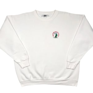 Vintage 90s Lee Heavyweight “Hackers Invitational” Embroidered Golfing Tournament Crewneck Sweatshirt Pullover Size Large